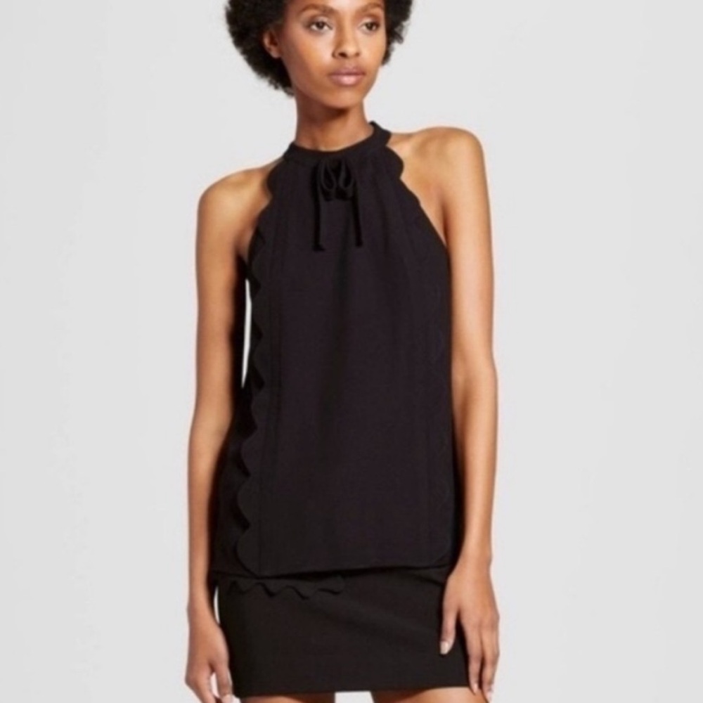 Victoria Beckham for Target black sleeveless top size small